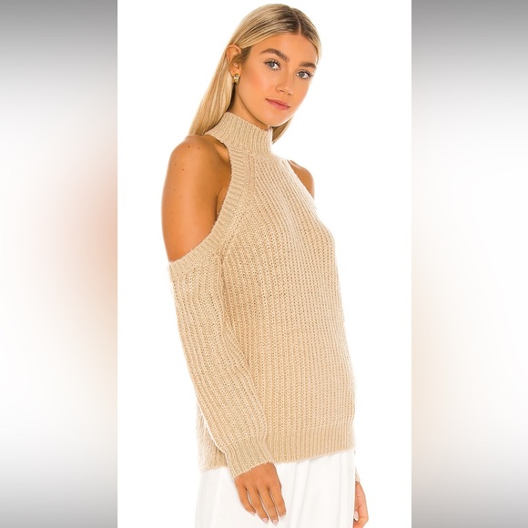 Majorelle Cold Shoulder Sweater Size Small - Picture 2 of 5